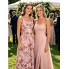 Sureple Midi Dresses for Women 2026 Spring Square Neck Tank Sleeveless A Line Casual Summer Sundresses with Pockets(B-pink W Floral 04)