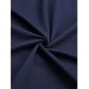Sureple Skirts for Women Knee Length for Work Fall Elastic High Waist A-Line Flare Skirt Ruffle Hem with Pockets(A-navy)